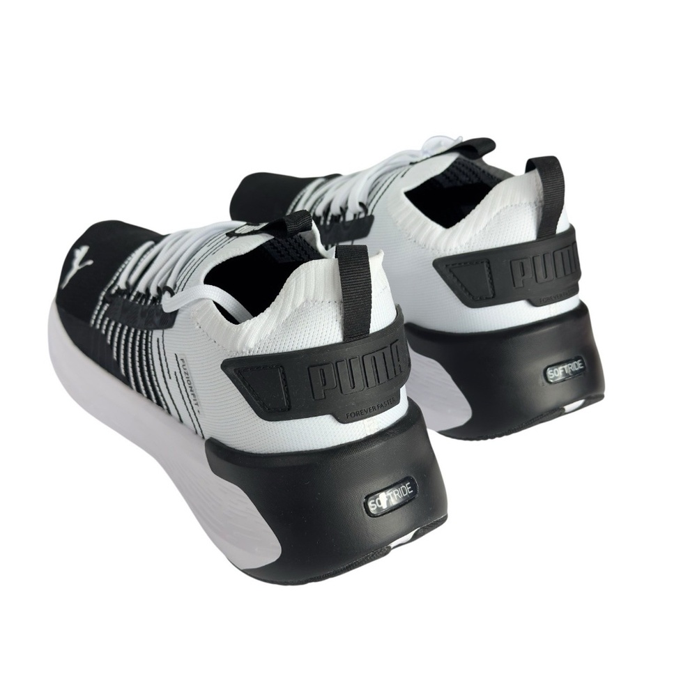 PUMA Softride Symmetry Fuzion Running Shoes Black White Mens Sizes 10.5, 11 - Picture 4 of 16